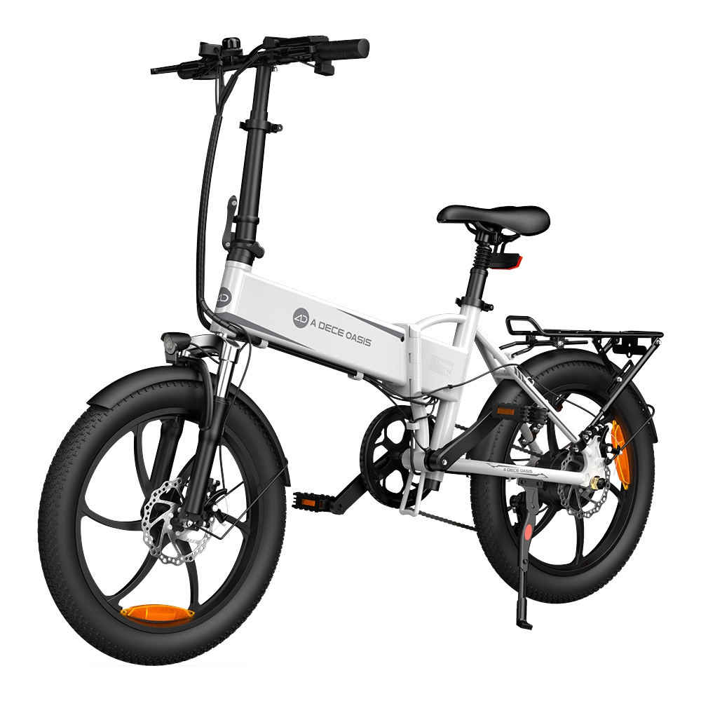 Folding Electric Bicycle ADO A20 XE, White 4 Folding Electric Bicycle ADO A20 XE, White - Afbeelding 2