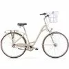 Arkus&Romet Bicycle Arkus & Romet Art Deco Classic, 28 Inches + Front Helmet -Bicycles winkel arkus romet art deco classic 2022 beige