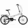Arkus&Romet Folding Bicycle Arkus & Romet Wigry Eco, 20-inch (white) -Bicycles winkel arkus romet wigry eco 2022 white 1