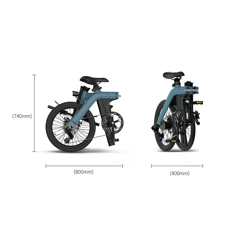 Electric Bicycle Fiido D11 (36 V / 11,6 Ah), Foldable 8 Electric Bicycle Fiido D11 (36 V / 11,6 Ah), Foldable - Afbeelding 6