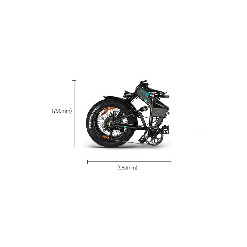 Electric Bicycle Fiido M21 (48 V / 11,6 Ah), Foldable 8 Electric Bicycle Fiido M21 (48 V / 11,6 Ah), Foldable - Afbeelding 6