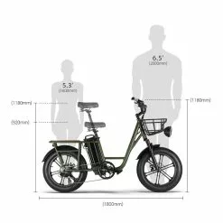Electric Bicycle Fiido T1 PRO (48 V / 20 Ah) -Bicycles winkel elektrijalgratas fiido t1 13