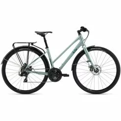 Women’s Bicycle LIV Alight 3 City Disc, Silver Green